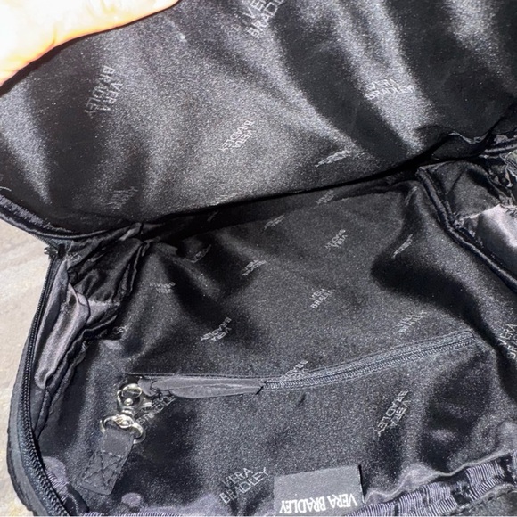 Vera Bradley black Diamond Quilted Microfiber Backpack - Picture 15 of 15